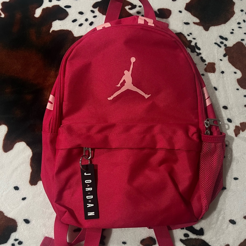Jordan Red and Pink Backpack